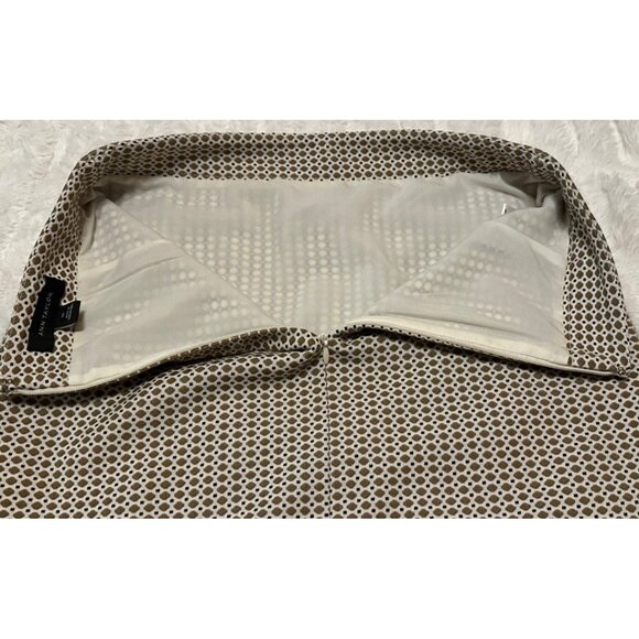 Ann Taylor Pencil Midi Skirt Geometric Print Polyester Blend Women Size 00-READ - Picture 13 of 16